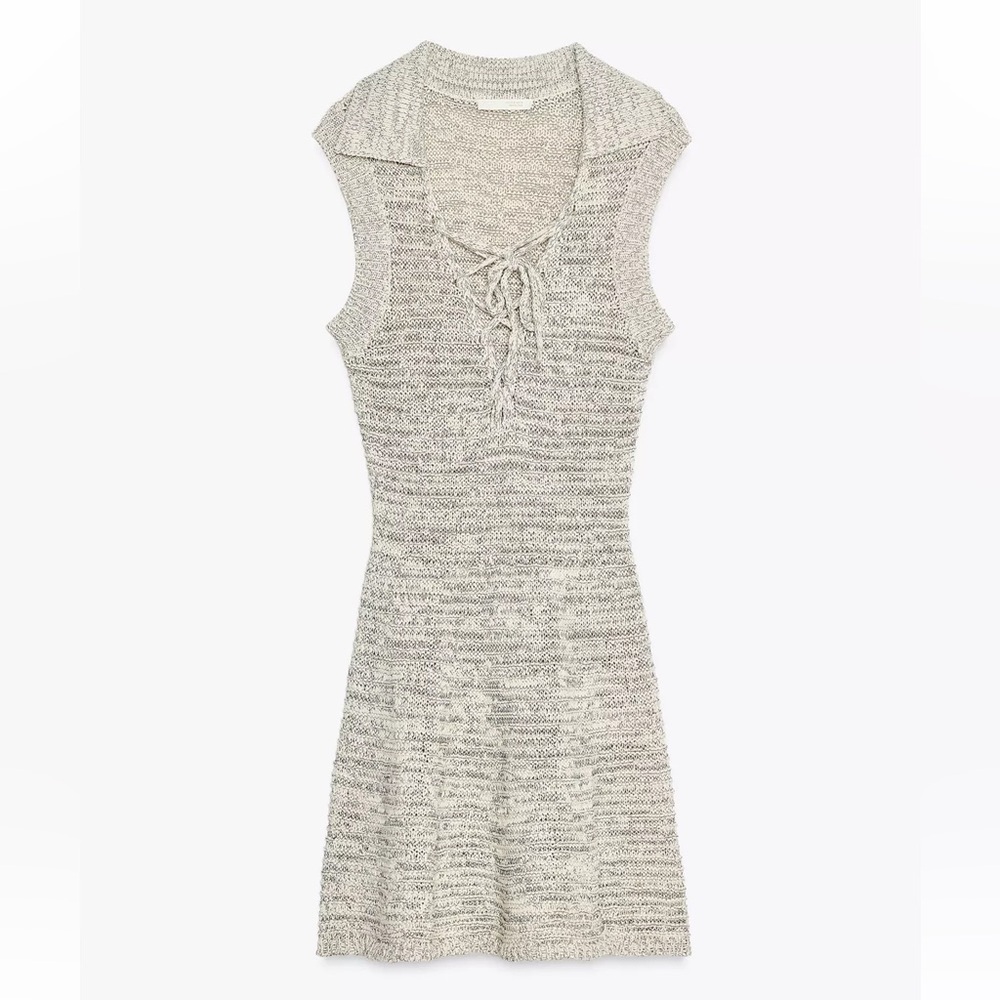 Zara Gray Knit Dress size S